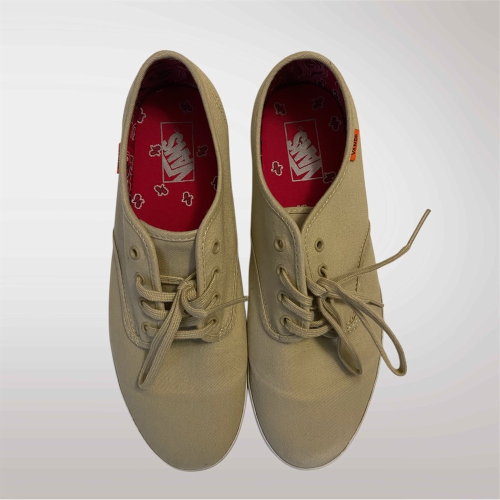 Vans beige canvas shoes Men’s 11